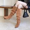 2025 Autumn French Fashion Slimming Stiletto Long Boots