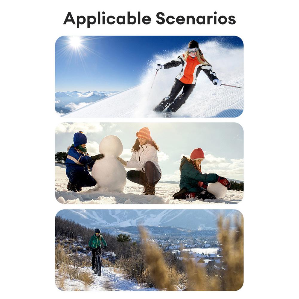 Winter Cycling Gloves for Men Women Waterproof Ski Warm Touch Screen Gloves Outdoor Running Hiking Mountaineering And Skiing