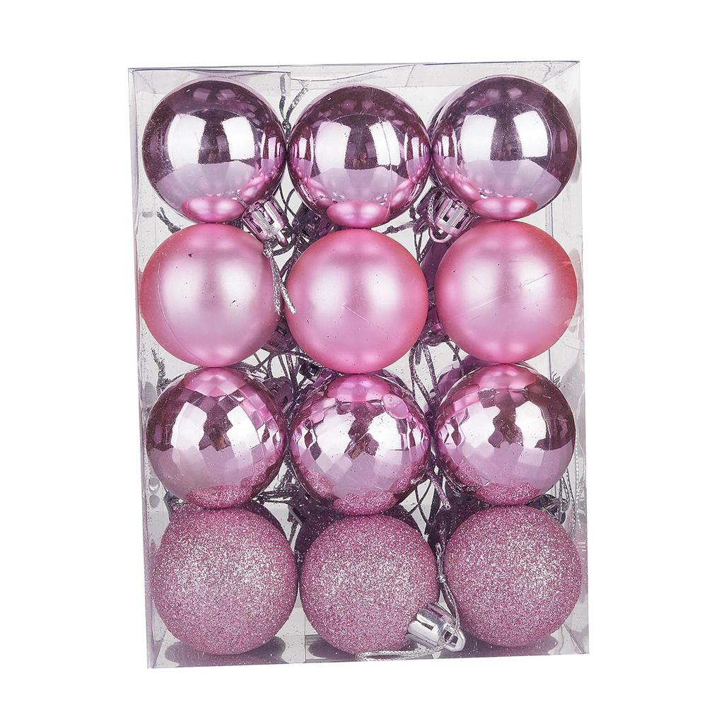24 Stück Weihnachtsbaumkugeln Christbaumschmuck Dekorationen für Neujahr Verlobung Weihnachtsbaum Jubiläum Partyzubehör