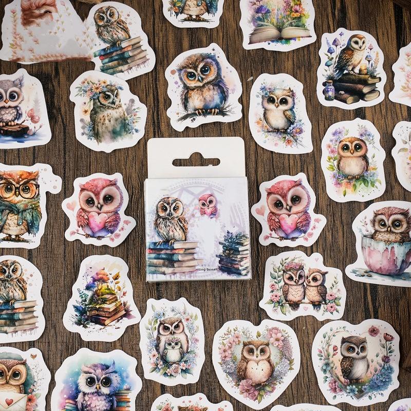 45pcs/pack Cute Stationery Stickers Cat Dog Diary Planner Decorative Mobile Stickers Scrapbooking DIY Craft Stickers