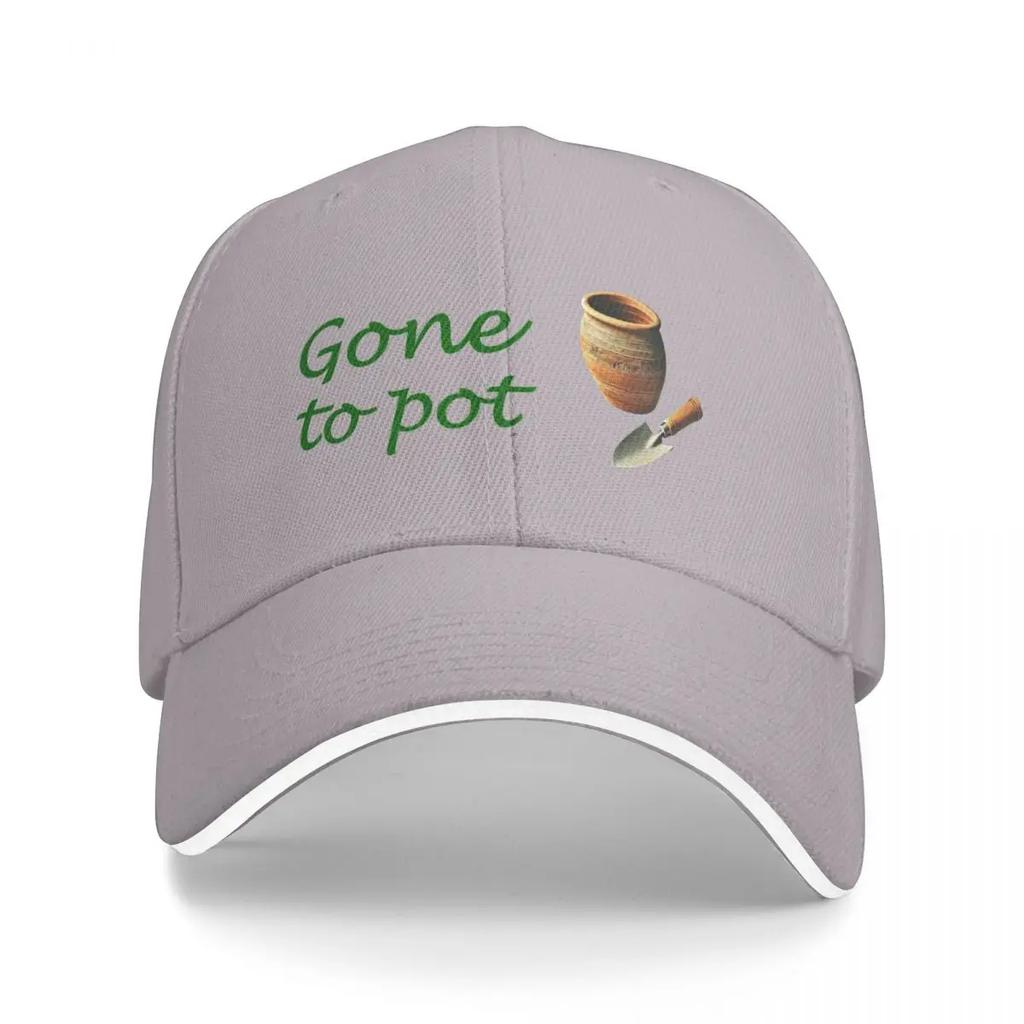 Gone to pot gardening hat Baseball Cap Hood fashionable For Women 2025 Mens