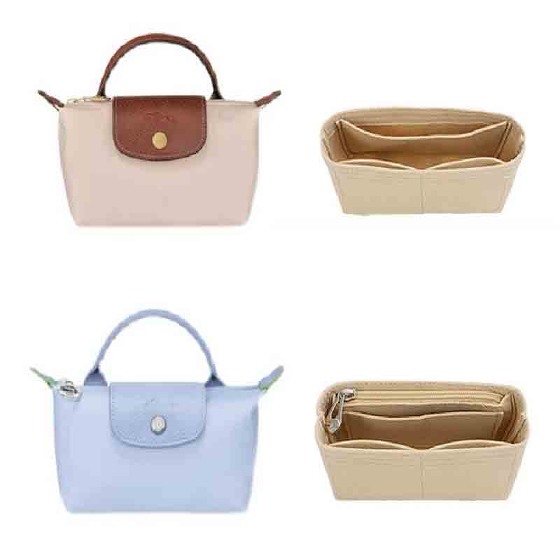 Trendy Felt Insert Bag Organizer Makeup Organizers Liner Perfect For Brand Women's Handbags Cosmetic Bags Bag Accesories