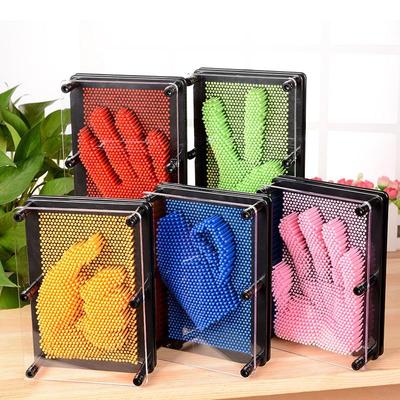 Mode Bunte Kunststoff 3D Antistress Klon Fingerabdruck Nadel Malerei Gag Spielzeug Kinder Lustige Geschenk