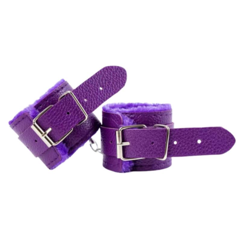 SM Plush Bondage Handcuffs & Anklets Restraint Set