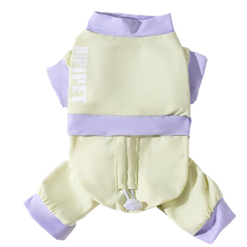 

Dog cool clothes go out in spring and summer sunscreen clothes adjustable splicing four-legged clothes to cool down and cool down pet dog clothes XXL (recommended weight 15-10kg)