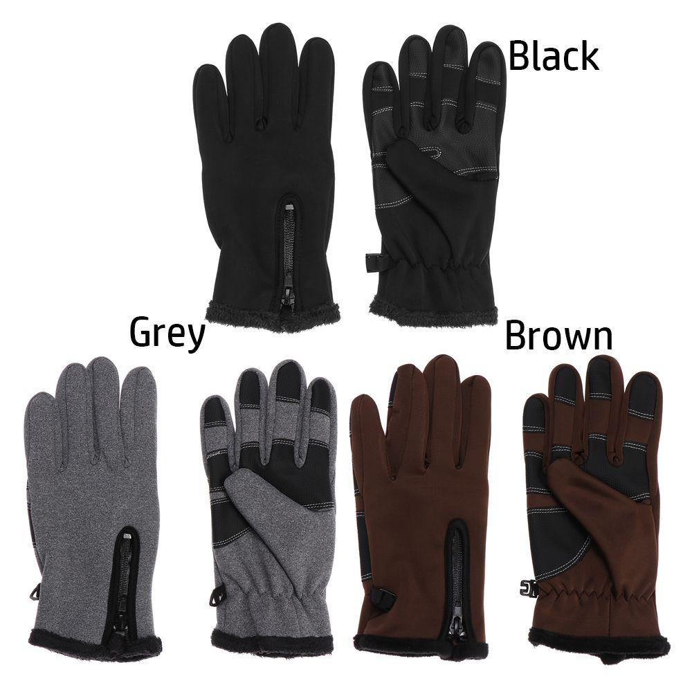 Windproof Driving  Riding Anti-slip Gloves Thermal Glove Winter Warm Gloves Touch Screen Mittens