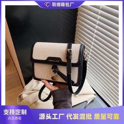 Premium Bag Women's Spring and Summer New Fashion Niche Shoulder Oblique Span Bag Women's Portable Shoulder Bag