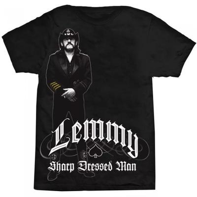 Lemmy Unisex Yetişkin Keskin Giyinmiş Erkek Pamuklu Tişört