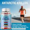 Antarktische Krillöl-Kapseln, reich an Omega-3, DHA, EPA, hohe Reinheit 1000 mg, Phospholipiden und Astaxanthin, für die Gelenkgesundheit, für Erwachsene geeignet.