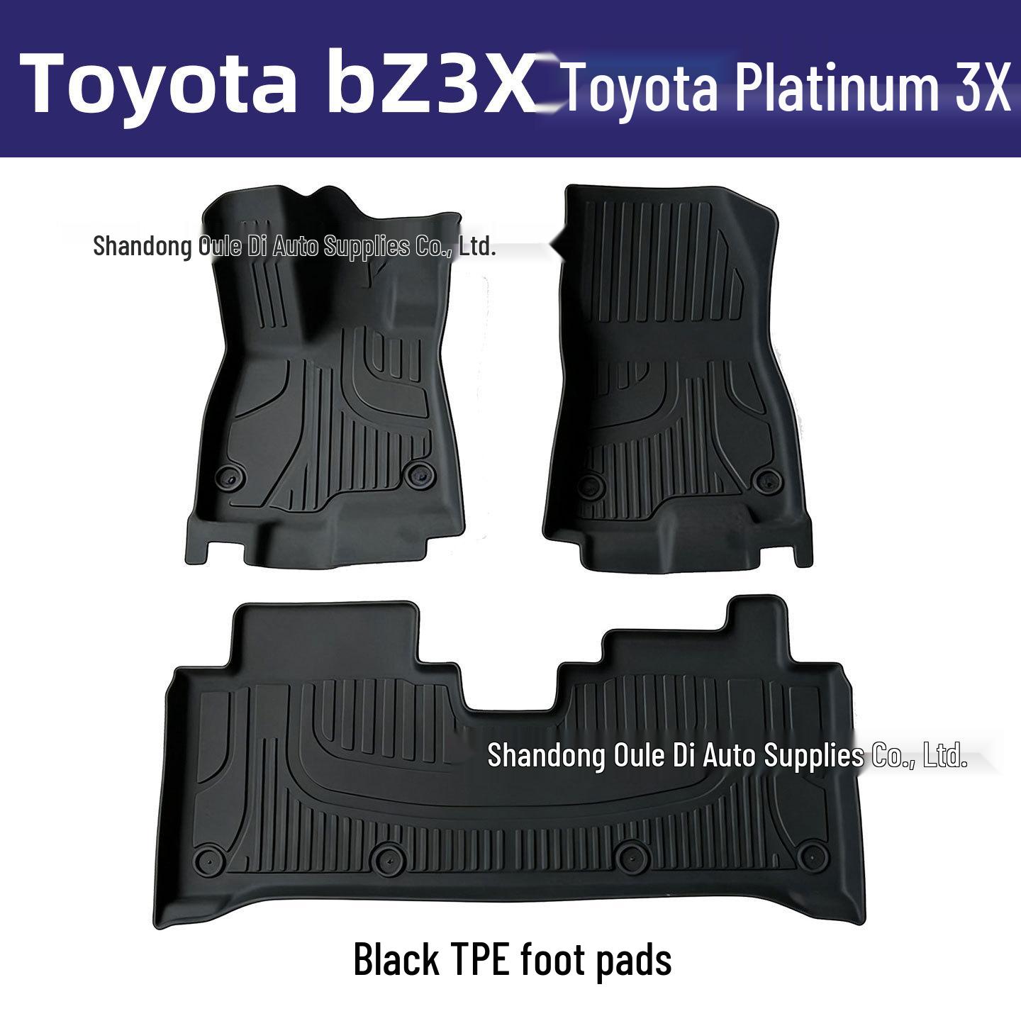 TPE Floor Mats for Toyota Yaris 3X - Protective Car Interior Rug