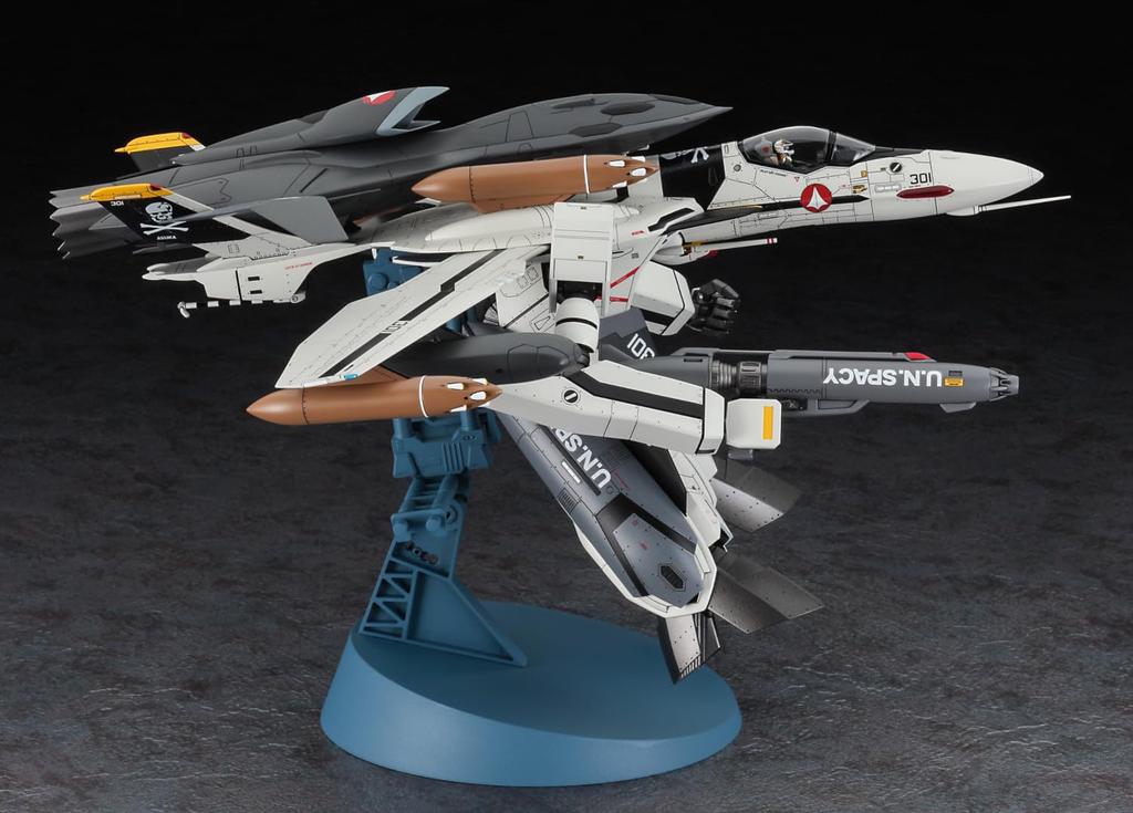 Hasegawa Macross Zero Gerwalk Scale Kunststoffmodell 65889 VF-0S mit Ghost 1/72 (Flugzeug)