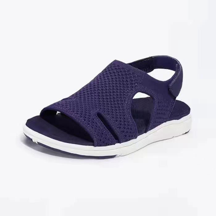 Women's Plus Size Breathable Elastic Webbing Thick Sole Summer Sandals - 2021 Collection