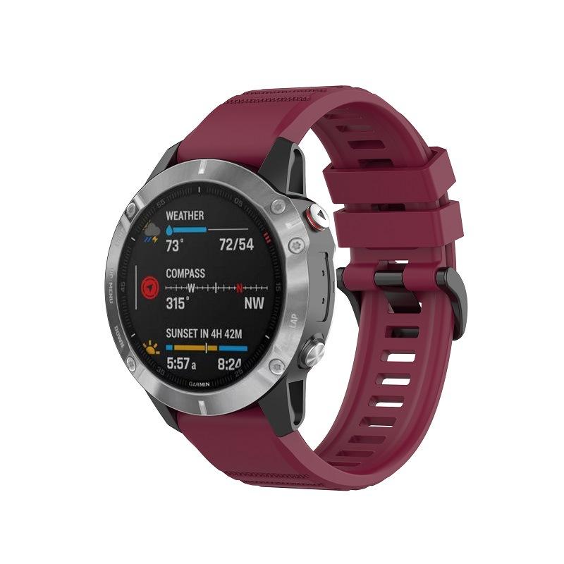 Silikonarmband Für Garmin Fenix 6 6S 6X 5X 5 5S 3 3HR Forerunner 935 945 Schnellverschluss-Silikonarmband für 26mm 22mm 20mm Armband
