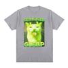 Certified Gleap Funny Alien Brainrot Cat Meme Graphic T-shirt Men Women Fashion Short Sleeve T-shirts Cotton Oversized T Shirts