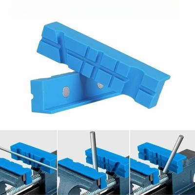512 Inch Multi Slot Vise Jaw Pads for Woodworking For Metal Plastic with Magnetic Attachment and Standard Size