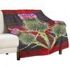 SCOTTISH THISTLES ON CAMERON CLAN TARTAN Throw Blanket Ultra Plush Cozy Blanket for Napping Sleeping
