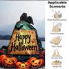 1pc Halloween Decorations Blanket, Lightweight Flannel Throw For Sofa, Bed, Travel, Camping, Livingroom, Office, Couch, Chair, And Bed,