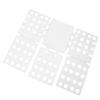 Shirt Folding Board Portable Home Large Folding Board Clothes Folder for Pants Shorts T Shirt White