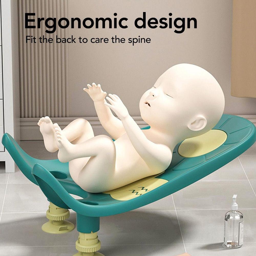 Non Slip Infant Hip Washing Rack Adjustable Support Tub Baby Bath Seat  Baby Shower Accessories