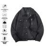 Pierre Cardin Men's American Vintage Washed Bomber Jacket