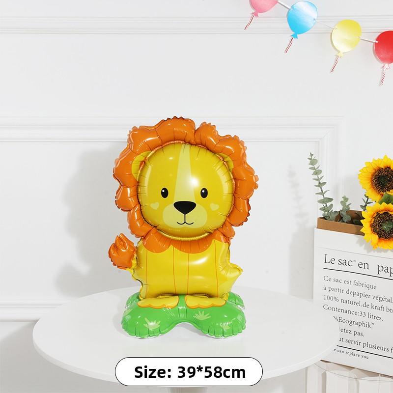 Animal Shaped Aluminum Foil Balloons for Kindergarten Opening Primary School Birthday Party Decoration Photography Props