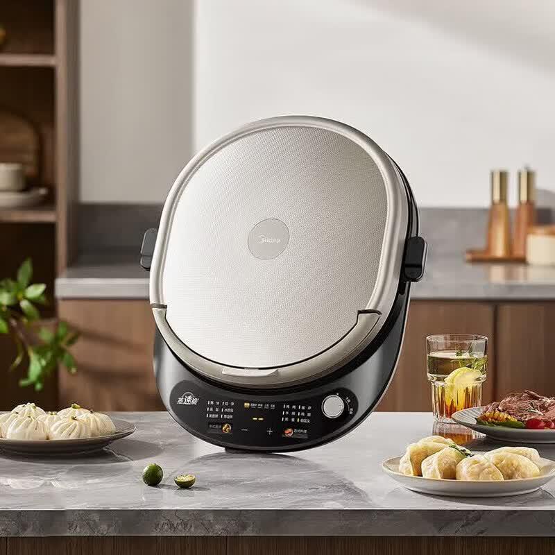 Midea Double-Sided Electric Pancake Maker & Griddle