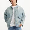 Levis Color Blocked Comfortable Long Sleeve Denim Jacket Men Jackets Blue A7150-0003