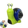 Electric Walking Crab Toy with LED Light Music Toddlers Snail Hermit Crab Crawling Toy Baby Tummy Time Interactive Animal Musical Toy