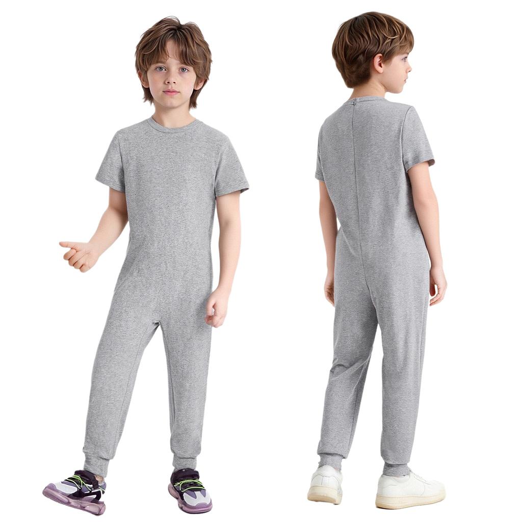 Tuta Adattiva Pensata per Bambini Tuta Intera Facile da Indossare Zip Posteriore Abbigliamento Confortevole