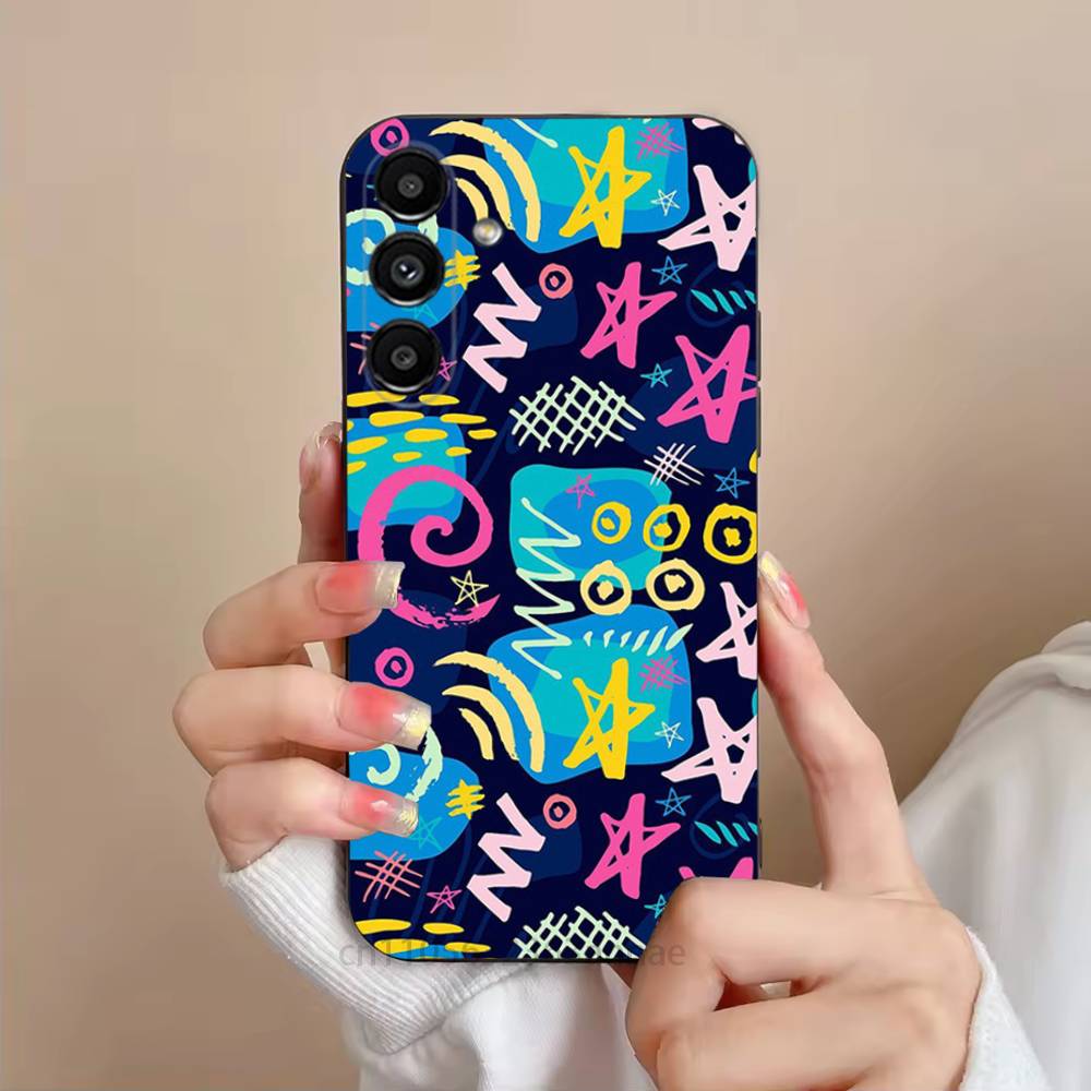 Colorful graffiti Phone Case For Samsung Galaxy S21 22 23 24 S25 Ultra PlusS20 FE S10 Plus Cover Funda