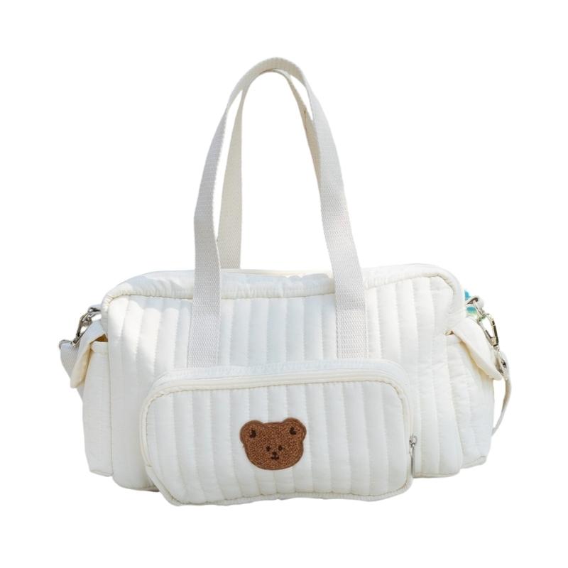 Fashionable Baby Diaper Storage Bag With Shoulder Strap, Large Capacity Organiser Case For Travel & Outdoor