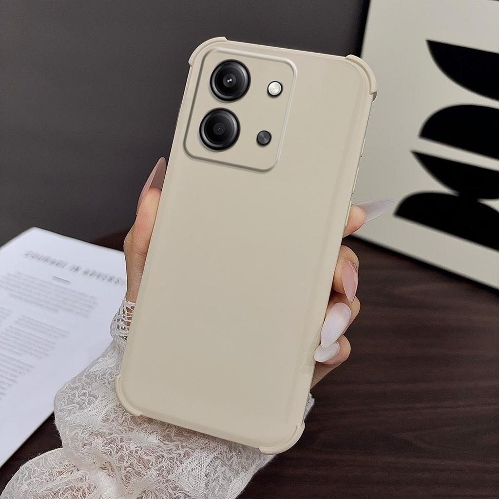 Case for Xiaomi POCO C85 Ultra-Soft Liquid Silicone Casing Y2K Minimalist Aesthetic Airbag Drop Protection Cover