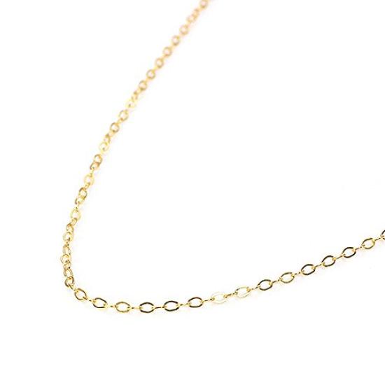 

[Barzaz] Женское Золотое Ожерелье с Цепочкой Азуки 45см 14KGF