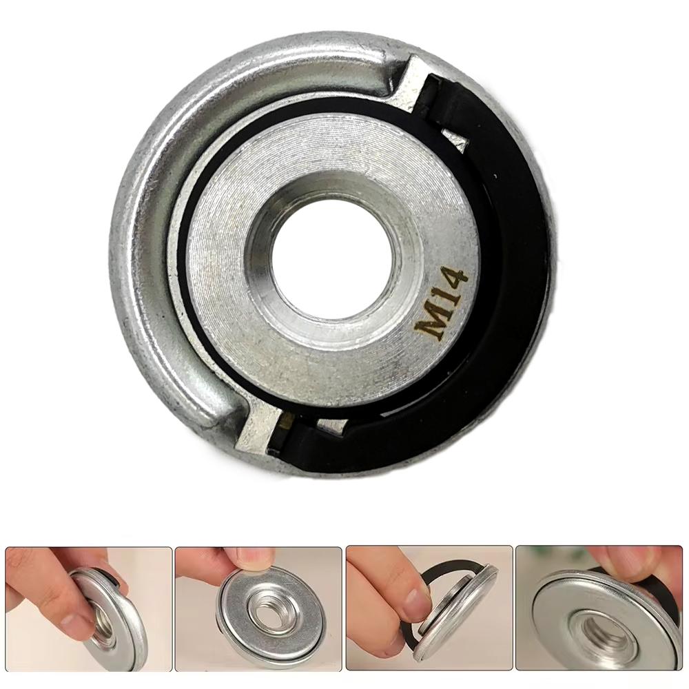 Quick Release Flange Nut M14 M10 Thread Angle Grinder Release Locking Nut Pressing Plate For Angle Grinder Clamping Flange