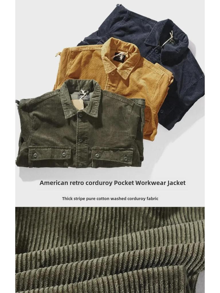 2024 Retro American High Street Unisex Loose Lapel Jacket – Versatile, Trendy Casual Design