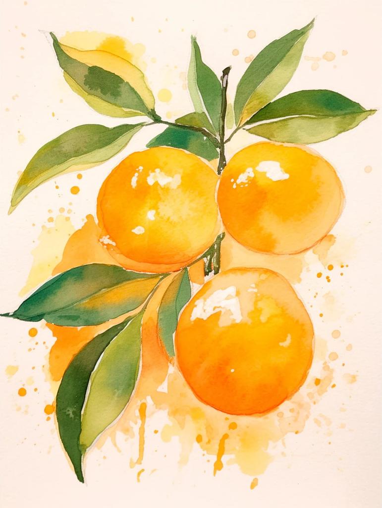 Blueberry Grapes Peaches Pomegranate Watercolor Fruit Poster Canvas Painting Modern Nature Wall Art Picture Home Decor Gift