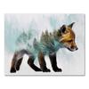 Landscape Forest Bear Fox Wolf Nordic Posters And Prints Wall Art Canvas Painting Abstract Animal Wall Pictures For Kids Room