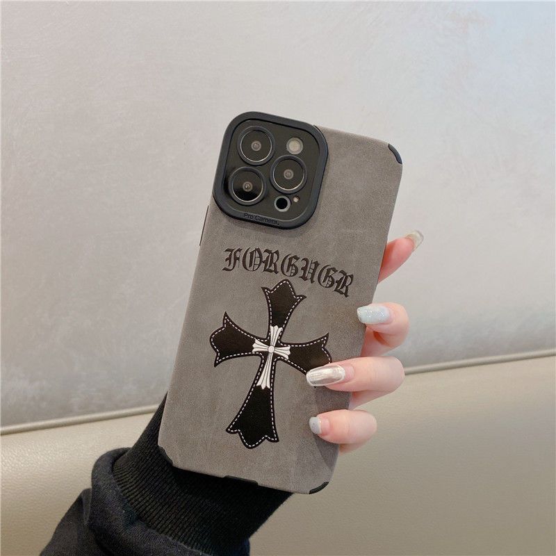 The Cross Is Suitable for IPhone16ProMax The Apple Phone Case Is Dirt Resistant Fully Covered with Suede and Has A Soft Shell That Is Shockproof