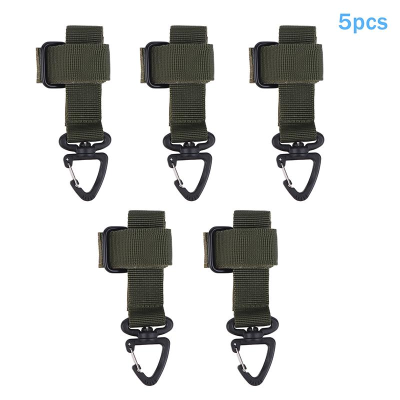 Sangle de reliure portable en nylon multi-usages Crochet pour gants Gants de travail Clip de sécurité Corde d'escalade extérieure Boucle de suspension de camping