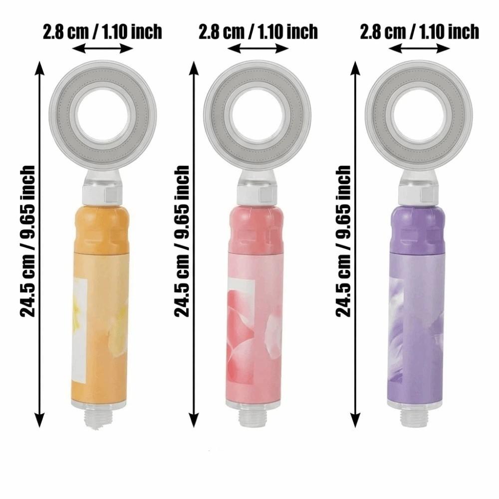 Built-in Water Filter Pressurized Shower Head Chlorine Removal Function Pressurized Design Shower Head With Water Filter