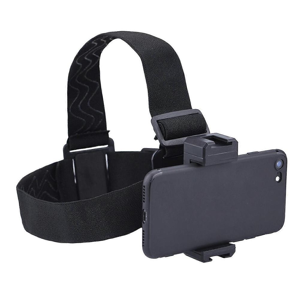 Universal Phone Holder Abs Head Strap Mount Headband With Mobile