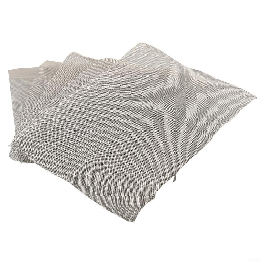 5pcs Mesh Net Car Easy To Install Repairing Silver