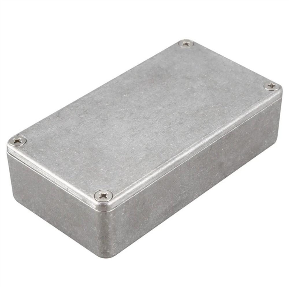 Obudowa pedału efektów 1590B ze śrubami Aluminiowe obudowy efektów gitarowych Uchwyt Zamiennik Trwały Zestaw instrumentów muzycznych
