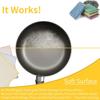 5pcs Household Kitchen Anti-Scratch Dish Wash Net Microfiber 3D Cleaning Mesh Cloth Reusable Dishwashing Cloth Scouring Pads
