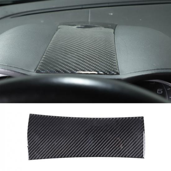 Carbon Fiber Driver Side Dashboard Trim Cover Fit For Jaguar F-TYPE 2013-