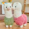 25cm New Alpaca Plush Toy 6 Colors Cute Animal Doll Soft Cotton Stuffed Doll Home Office Decor Kids Girl Birthday Christmas Gift