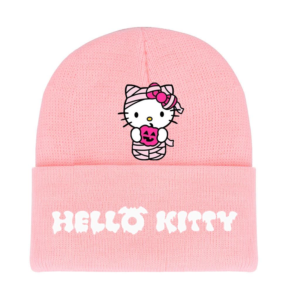 Halloween Printed Knit Cap For Winter Teens And Cartoon Enthusiasts