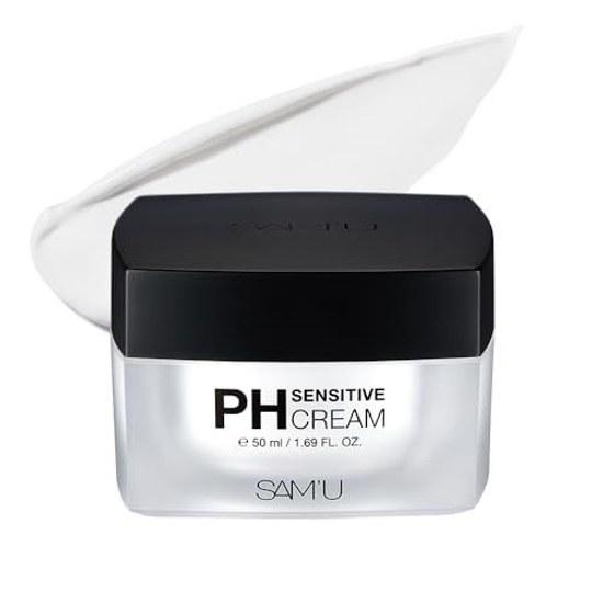 SAMU PH Sensitive Cream 50ml low irritation moisturizing face skin high moisture ceramide hyaluronic acid Cica barrier dry dryness countermeasures