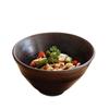 Retro Japanese Kiln-Changed Ceramic Rice Bowl - Creative Tableware for Home & Restaurant.