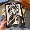 70cm Square Silk-Like Scarf Women Lightweight Fashion Accessory Office Chic Neck Wrap Stylish Print Design